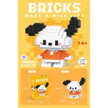 (Style37) Penguin Elephant Cute Bee Tiger Koala Panda Animal Building Blocks Toys Children