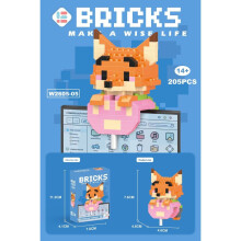 (Style44) Stitch Hello Kitty Snow White Lotso Cartoon Character Blocks Building
