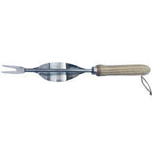 1Piece Manual Weeder Fork Stainless Steel Wood Handle Gardening Weeding Tool Garden Transplanting Digging Tools