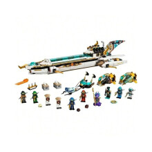(DEEP BLUE) King Temple Wolf Mask Shadow Dojo Destiny Bounty Race Against Time Dragon Stone Shrine Snake Model Building Block Toy