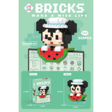 (Style40) Stitch Hello Kitty Snow White Lotso Cartoon Character Blocks Building