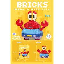 (Style34) Stitch Hello Kitty Snow White Lotso Cartoon Character Blocks Building
