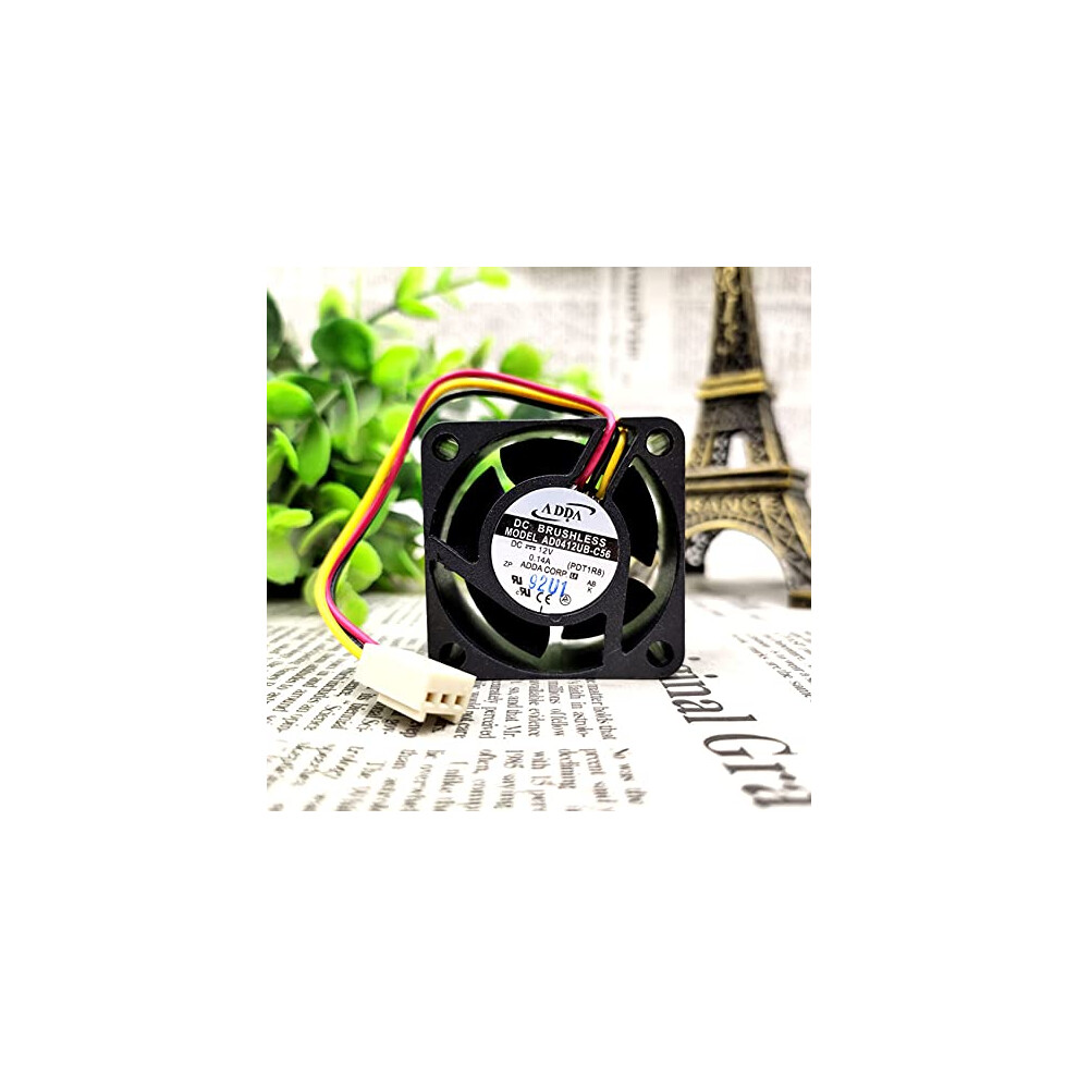 Adda Ad0412ub-C56 4020 4Cm Dc12v 0.14A Dual Ball Bearing Fan 9365049355902