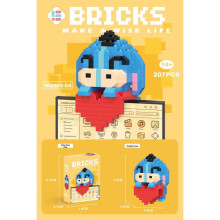 (Style43) Stitch Hello Kitty Snow White Lotso Cartoon Character Blocks Building
