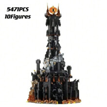 5471 piezas nuevo 10333 Torre Negra oscura modelo bloques de construcción kit ladrillos creativo MOC