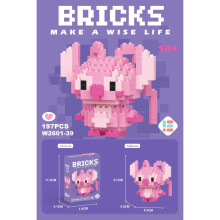 (Style30) Stitch Hello Kitty Snow White Lotso Cartoon Character Blocks Building