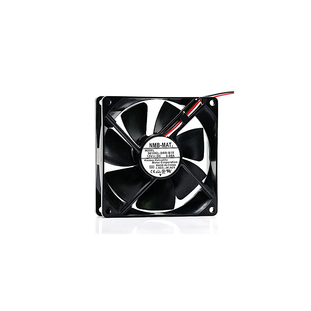 Case Fans 92Mm Cooling Fan 90Mm For Nmb-Mat7 3610Kl-04W-B19 3610Kl-04W-B10 9225 9Cm 12V 0.08A Mute Cooling Fan Dual Ball Bearing 9365049356138