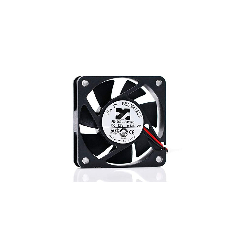 Case Fans For Arx 6015 Fd1260-S3112c Dc12v 0.13A 6Cm Mm Silent Cooling Fan 9412369408167