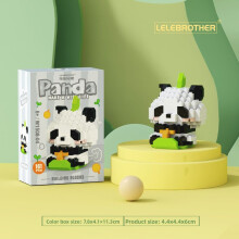 (Style16) Penguin Elephant Cute Bee Tiger Koala Panda Animal Building Blocks Toys Children