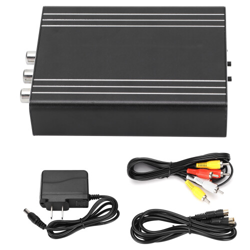 Μετατροπέας RCA σε HDMI, προσαρμογέας AV σε HDMI με έξοδο 1080P, επεξεργασία σύνθετου