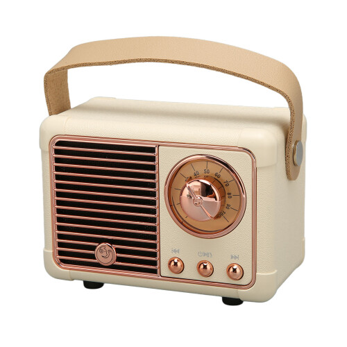Φορητό ηχείο με vintage εμφάνιση Τεχνολογία Bluetooth Κλήσεις Hands Free και σύστημα 1