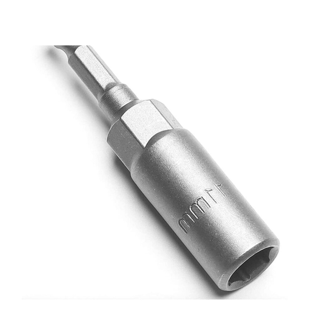 5/10/15Pcs 80Mm Length Deepen Power Nut Driver Drill Bit Set 5.5-19Mm Impact Socket Adapter For Power Tools 6.35Mm Hex Shank(5Pcs(5.5-9Mm)) 9365049355643