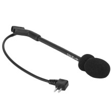 Microfono a braccio professionale con condensatore a elettrete di ricambio, con cancellazione del rumore e design girevole per cuffie Comtac II, III,