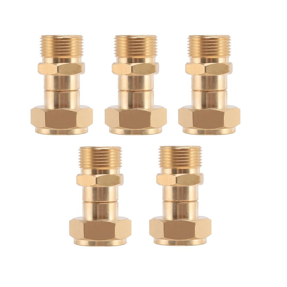 5X Pressure Washer Swivel Joint, Kink Free Gun To Hose Fitting, Anti Twist Metric M22 14Mm Connection, 3000 Psi 4711222121119