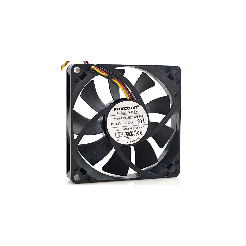 For Foxconn Pv801512mspf0a 12V 0.40A 8015 8Cm High Wind Volume Cooling Fan 9412369408549
