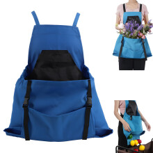 Garden Apron with Pockets for Women Men Internal Drawstring Bag, Outdoor Picking Large Gardening Tool Gift
