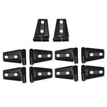 10X Hood & Door Hinge Cover For 2007-2017 Jk Jku Car Accessories