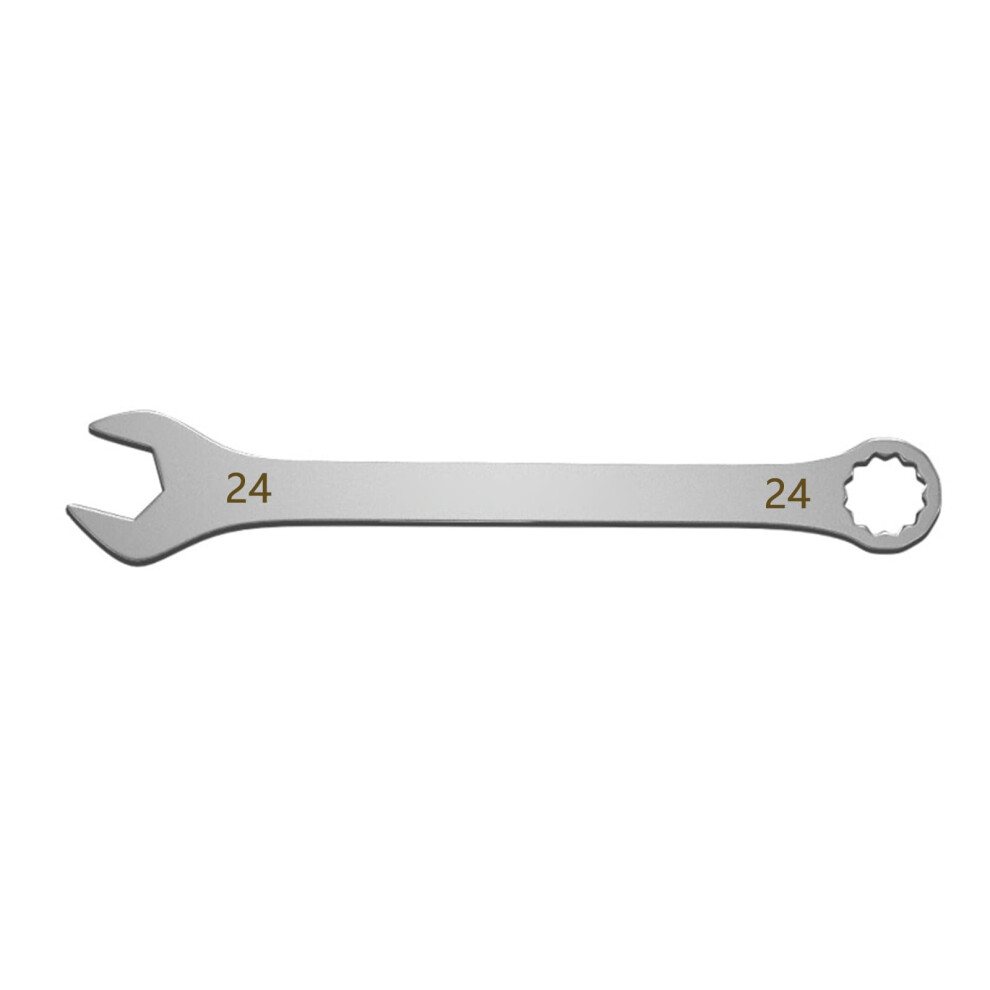 Highstrength Steel Doubleheaded Wrench For Tight Spaces Professional Repairs Narrow Environment Diyer Projects 24Mm Ref: 6430 9412369408648