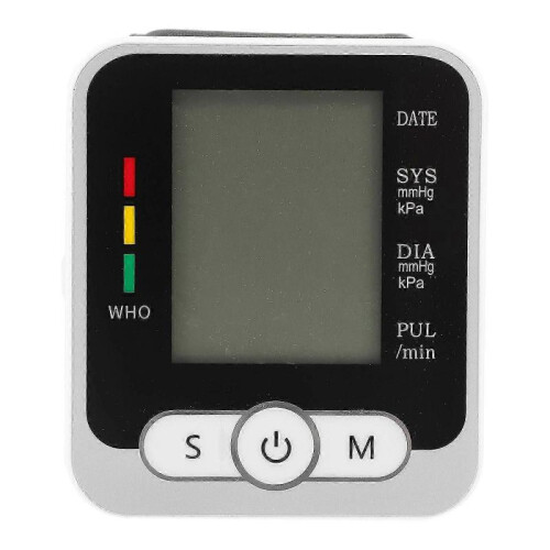 Wrist Blood Pressure Machine Digital Blood-Pressure Measure Tool Elderly Rectangular 8.00X7.00X7.00Cm 1Pack!ZZ19