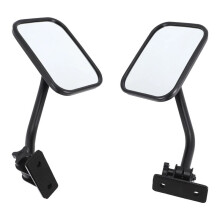 Doors Off Mirrors For Tj, Jk, Lj Quick Release Side Mirrors Black 2Pack