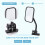Doors Off Mirrors For   Tj, Jk, Lj Quick Release Side Mirrors Black 2Pack 3