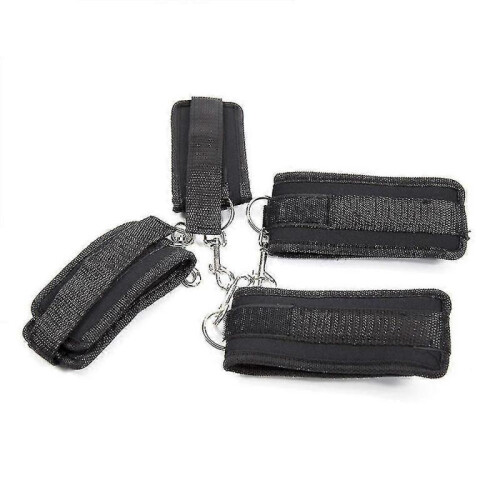 Soft Leather Cuffs Set Adjustable Straps Kit for Hand-wrist-ankleZZ18 2