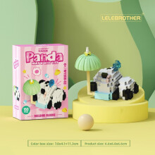 (Style14) Penguin Elephant Cute Bee Tiger Koala Panda Animal Building Blocks Toys Children