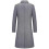 (M,Gray)Cloudstyle Men's Classic Solid Color Long Woolen Coat 2