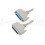 Computer Cable, D Sub 25 Position Plug, D Sub 25 Position Receptacle, 5 ft, 1.52 m, Grey 1