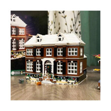 (paper instructions) Nieuwe 3955pcs Moc 21330 Home Alone Huis Set Model Bouwstenen Bakstenen Educatief Speelgoed Voor Jongen Kinderen Kerstcadeaus