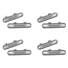 4 Pair LED License Plate Light for - W124 W201 W202 Car License Plate Light