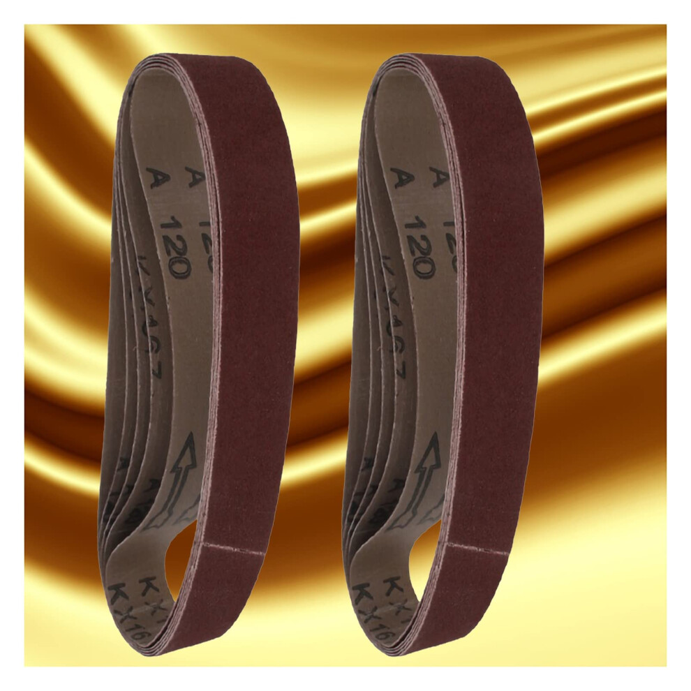 Belt Sander Sanding Belts 10Pcs Grinding Aluminium Oxide Sanding Belts 3X21inch Abrasive Polishing Grinder Sand Belts 9189345681769