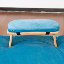 Meditation Stool, Wooden Kneeling Stool with Locking Hinge, Ergonomic Meditation Bench, Collapsible