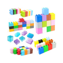 Mattoncini colorati sfusi 2 4 punti mosaico quadrato grande blocchi da costruzione accessori per assemblaggio