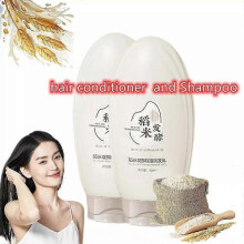 (hair conditioner and Shampoo)Rice Fermentation Essence Hair Cream, Rice Hair Mask Deeply Moisturizing New Arrival