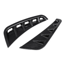 Front StoßStange Seitliche Luft BelüFtung Spoiler Splitter Canard für C Klasse W205 C63 C180 C200 C260 C300 C180L C200L 2019+