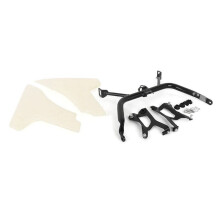 Kit de Support de Panneau de Couverture de Carénage Latéral de Moto pour Touring Road Glide FLTRXSE 2023 FLTRXSTSE 2024 Noir et Blanc