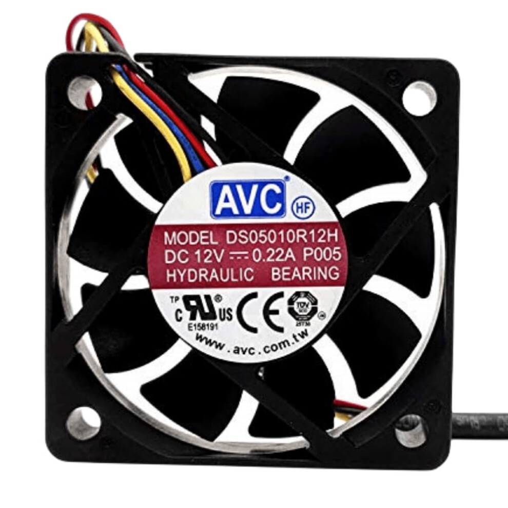 For Ds05010r12h 12V 0.22A 50Mm Fan - 5010 5Cm 4-Wire Cooling Fan 9365049356985