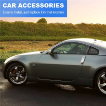 FöR 350Z 2003-2009 Kolfiber B-Stolpeskyddsdekal FöNster MåLstolpe Dekorativ Paste BiltillbehöR