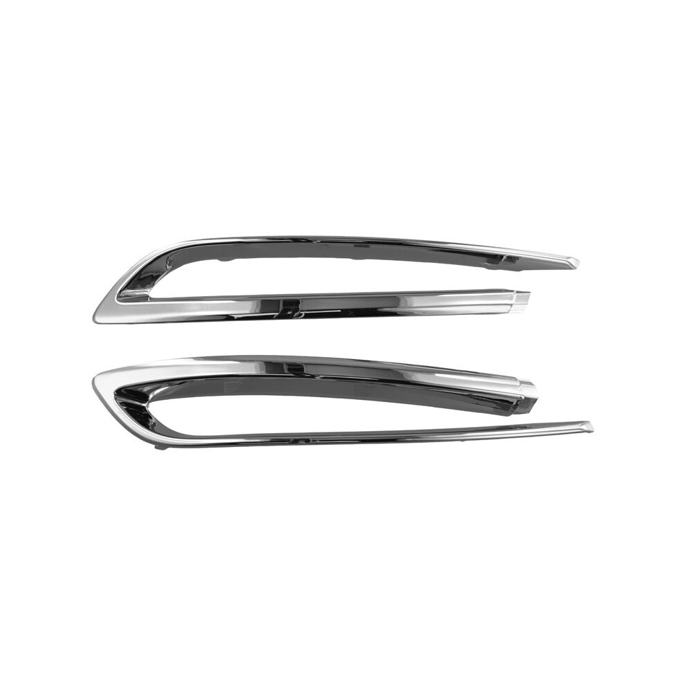 1Pair Rear Bumper Protector Chrome Trim For Bmw F10 528I 535I 2014-2016 51127341675 51127341676 4711367935039
