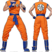 (XL)Adults Dragon Ball Anime Son Goku Cosplay Costume For Mens, Adults Son Goku Roleplay Costume Set Halloween Fancy Dress Outfits New Arrival