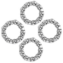 4pcs Crank Bearing Wheel Bike Ball Bearing Bottom Bracket Ball Cage Bearing for Bicycle Silver Ref: 5850
