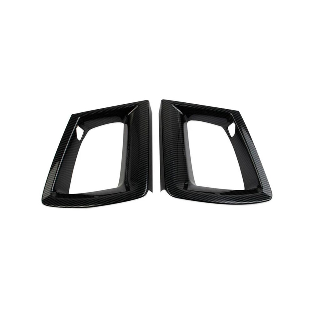 1Pair Front Bumper Grille Cover Trim For Ford Mustang 2024 2025 Gt/Gt Carbon Fiber 4711840823044