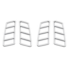 2X Chrome Hood Air Vent Cover Trim for - ML W166 GL X166 GLE GLS