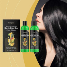 (3 Set)Black Hair Dye Set, Fruit Vinegar Hair Color, Natural Black Color Dye for Hair Care, Easily Cover Gray Hair and Restore Hair Luster New Arrival