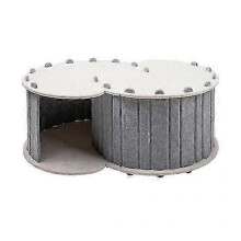 (grey) Large Cat Tunnel Bed Felt Cat Nest Detachable Cat Hideaway Nap Rest Bed Cat Cave House Pet Playing Tunnel!ZZ45