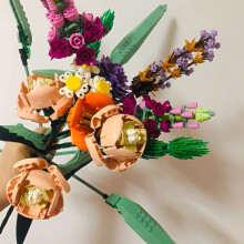 Blumenstrauß-Bausteine DIY-Arrangement Spielzeug Dekoration Romantisches Geschenk