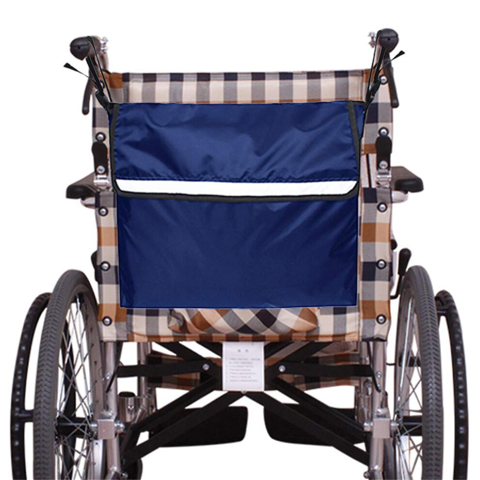 Wheelchair Back Bag, Wheelchair Backpack for Back of Chair (Blue)