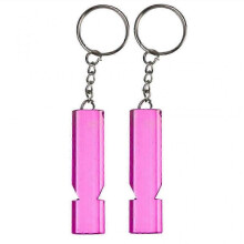 (Purple)Aluminum Emergency Keyring Whistle Safety Survival Whistle Hikings Whistle New Arrival