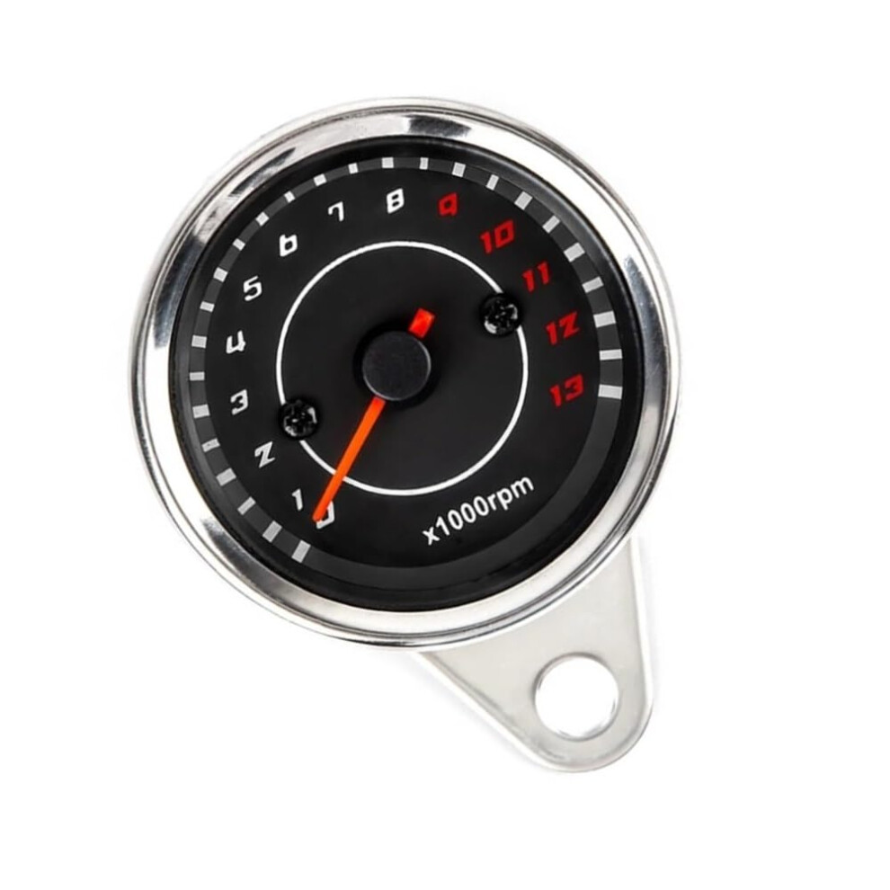 12V Universal Motorcycle Speedometer Tachometer With Clear Digital Display And 13000 Rpm Gauge 9412369409416